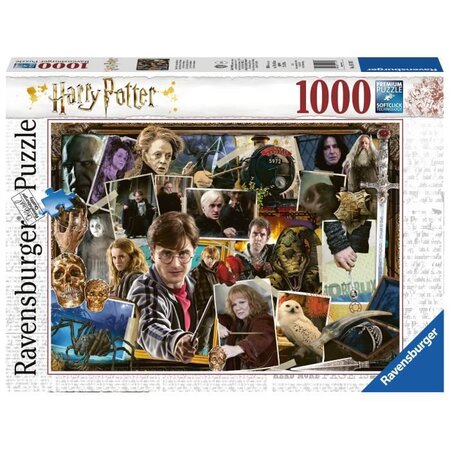 Harry potter puzzle 1000 pieces - harry potter contre voldemort - ravensburger - puzzle adultes - des 14 ans