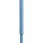 vidaXL Tente de réception pliable avec 4 parois 3x4 m Acier Blanc