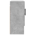 vidaXL Armoire murale gris béton 60x31x70 cm bois d'ingénierie