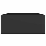 vidaXL Étagère à tiroir murale noir 40x23 5x10 cm MDF