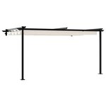 vidaXL Pavillon 400 x 300 x 200 cm Crème Polyester
