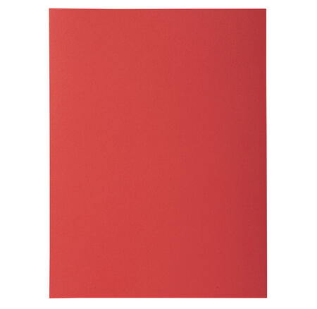 Paquet De 50 Chemises 1 Rabat Rock''s 210 - 24x32cm - Rouge - X 5 - Exacompta