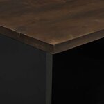 vidaXL Table de nuit   40x33x46 cm  en bois massif de mangue
