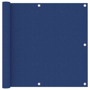vidaXL Écran de balcon Bleu 90x600 cm Tissu Oxford