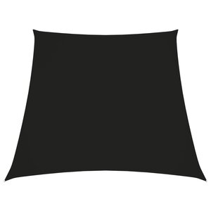vidaXL Voile de parasol Tissu Oxford trapèze 3/5x4 m Noir