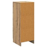 vidaXL Armoire à tiroirs Chêne artisanal 33 x 34 5 x 87 cm