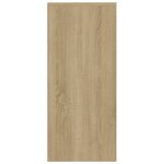 vidaXL Buffet Chêne sonoma 102x33x75 cm Bois d'ingénierie