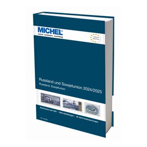 Catalogue Michel timbres de Russie et de l'Union Soviétique 2024-2025.