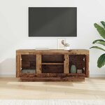 vidaXL Meuble TV Bois Ancien 102 x 35 x 45 cm Bois d'ingénierie