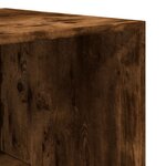 vidaXL Garde-robe chêne fumé 100x50x200 cm bois d'ingénierie
