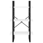 vidaXL Étagère de rangement blanc 60x30x105 cm bois d'ingénierie