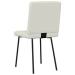 vidaXL Chaises à manger lot de 6 crème velours