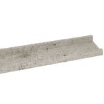 vidaXL Étagères murales 2 Pièces Gris béton 115x9x3 cm
