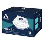 Arctic alpine 23 - compact amd cpu-cooler processeur refroidisseur d'air 9 cm aluminium  noir 1 pièce(s)