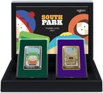 Pièce de monnaie en Argent - Or 50 Dollars - 2 Dollars g 31.1 (1 oz) - 7.77 (1/4 oz) Millésime 2025 Mint Trading Coins SOUTH PARK MYSTERY BOX