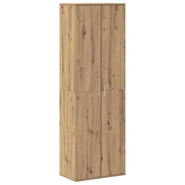 vidaXL Highboard chêne artisanal 60 x 35 x 180 cm Bois d'ingénierie