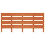 vidaXL Tête de lit cire marron 180 cm bois massif de pin