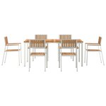 vidaXL Ensemble de salle à manger pour jardin 7 Pièces