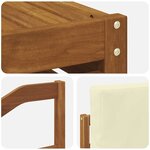 vidaXL Ensembles de canapés avec coussin 10 Pièces Naturel et Crème