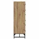 vidaXL Haut Armoire chêne artisanal 35 x 37 x 117 cm Bois d'ingénierie