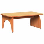 vidaXL Table basse Marron cire 80 x 50 x 31 cm Bois massif en pin