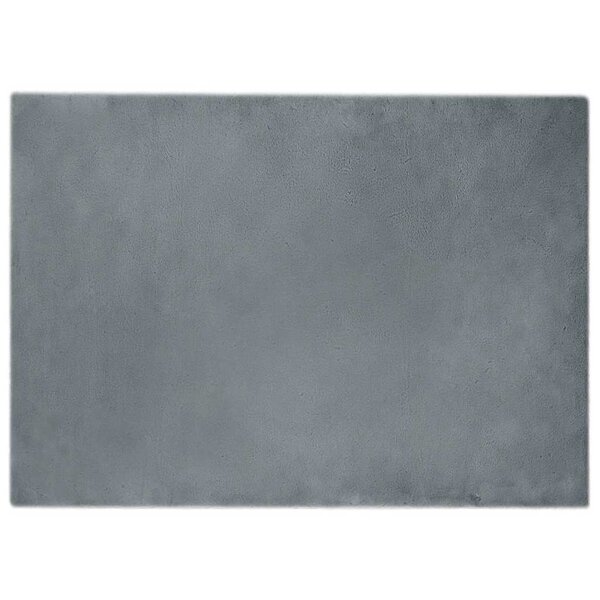 vidaXL Tapis en Fourrure Synthétique de Lapin Anthracite 240 x 340 cm