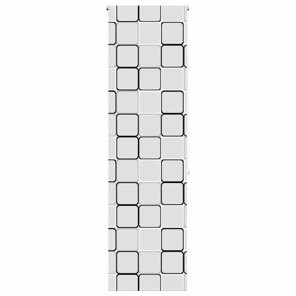 vidaXL Store enrouleur de douche 80x240 cm largeur du tissu 76 cm