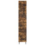 vidaXL Ensemble de Meubles 2 Pièces Chêne fumé 33 x 34 5 x 90 cm