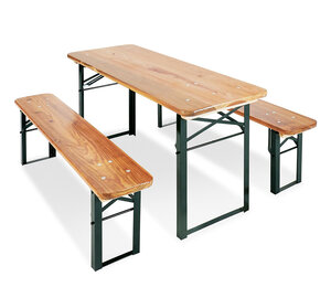 Ensemble Table et Bancs Sepp L 110 x P 40 x H 54