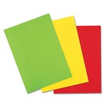Étiquette adhésive permanente fluo vert 210x297 mm (lot de 100)