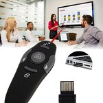 Ovegna PL1 : Télécommande PowerPoint Laser Diaporama Pointeur Rouge pour Diapo et Présentation Professionnelle à distance Sans Fil