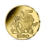 Astérix - Monnaie de 5€ Or 1/2 gr - Astérix -  Qualité BE Millésime 2022
