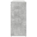 vidaXL Cabinet à chaussures Gris béton 103x30x51 cm Bois d'ingénierie