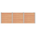 vidaXL Jardinière surélevée Marron 300 x 50 x 91 cm