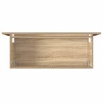 vidaXL Armoire de bain avec miroir chêne sonoma bois d'ingénierie