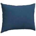 vidaXL Coussins de canapé 2 Pièces Bleu 70 x 50 cm tissu