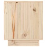 vidaXL Table de chevet 40x34x40 cm Bois de pin solide