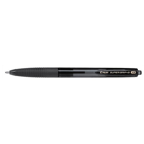 Stylo à bille rétractable SUPER GRIP G Pointe Extra Large Noir x 12 PILOT