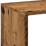 vidaXL Étagère séparatrice de pièce vieux bois 102x29x103 5 cm