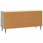 vidaXL Meuble TV Chêne Sonoma 102 x 34 5 x 50 cm Bois d'ingénierie