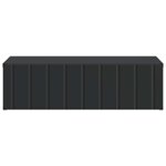 vidaXL Table d'appoint murale Noir 59 x 34 5 x 17 cm Bois d'ingénierie