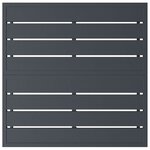 vidaXL Mobilier de jardin Anthracite Acier