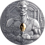 Monnaie CYBORG Dual Essence 2 Oz Argent 2000 Francs Cameroon 2026 (PRÉCOMMANDE)
