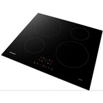 Table de cuisson induction samsung - 4 zones - l59 x p57 cm - nz64m3nm1bb/ur - 7200 w - revêtement verre - noir