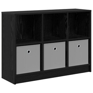 vidaXL Buffet avec tiroir Chêne noir 88 5 x 27 5 x 63 5 cm