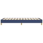 vidaXL Cadre de lit Bleu 100 x 200 cm Tissu
