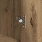 vidaXL Meuble d'appoint Artisan Chêne 120x41x75 cm Bois d'ingénierie