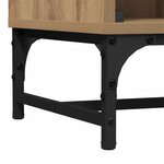 vidaXL Haut Armoire chêne artisanal 35 x 37 x 117 cm Bois d'ingénierie