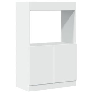 vidaXL Buffet haut blanc 63x33x100 cm bois d'ingénierie