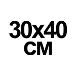 Bloc Fontaine 25 feuilles grain fin 30x40 300g encollé 4 côtés, blanc CLAIREFONTAINE